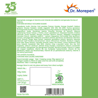 Dr. Morepen Natural Collagen Builder - Orange Berry Flavour