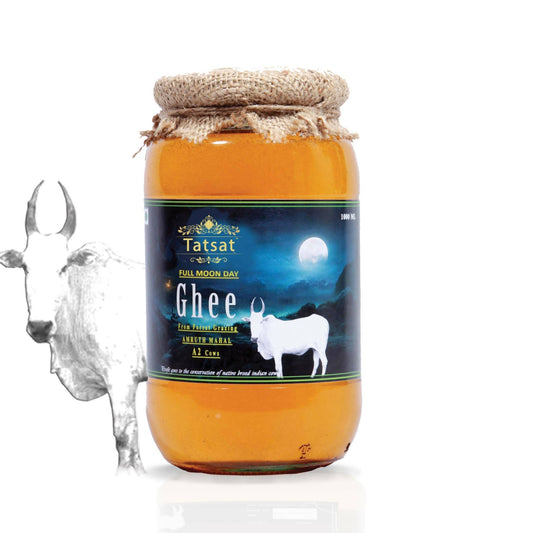 Buy Tatsat Full Moon Day Ghee From Forest Gazing Amruth Mahal A2 Cows from DrMediCart, Ship from India to USA