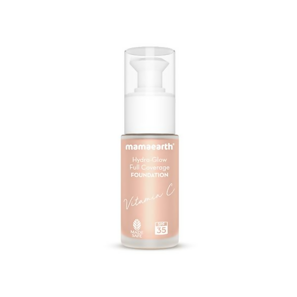 Mamaearth Hydra-Glow Full Coverage Foundation With Vitamin C & Turmeric - Ivory Glow - Limited Time Offer