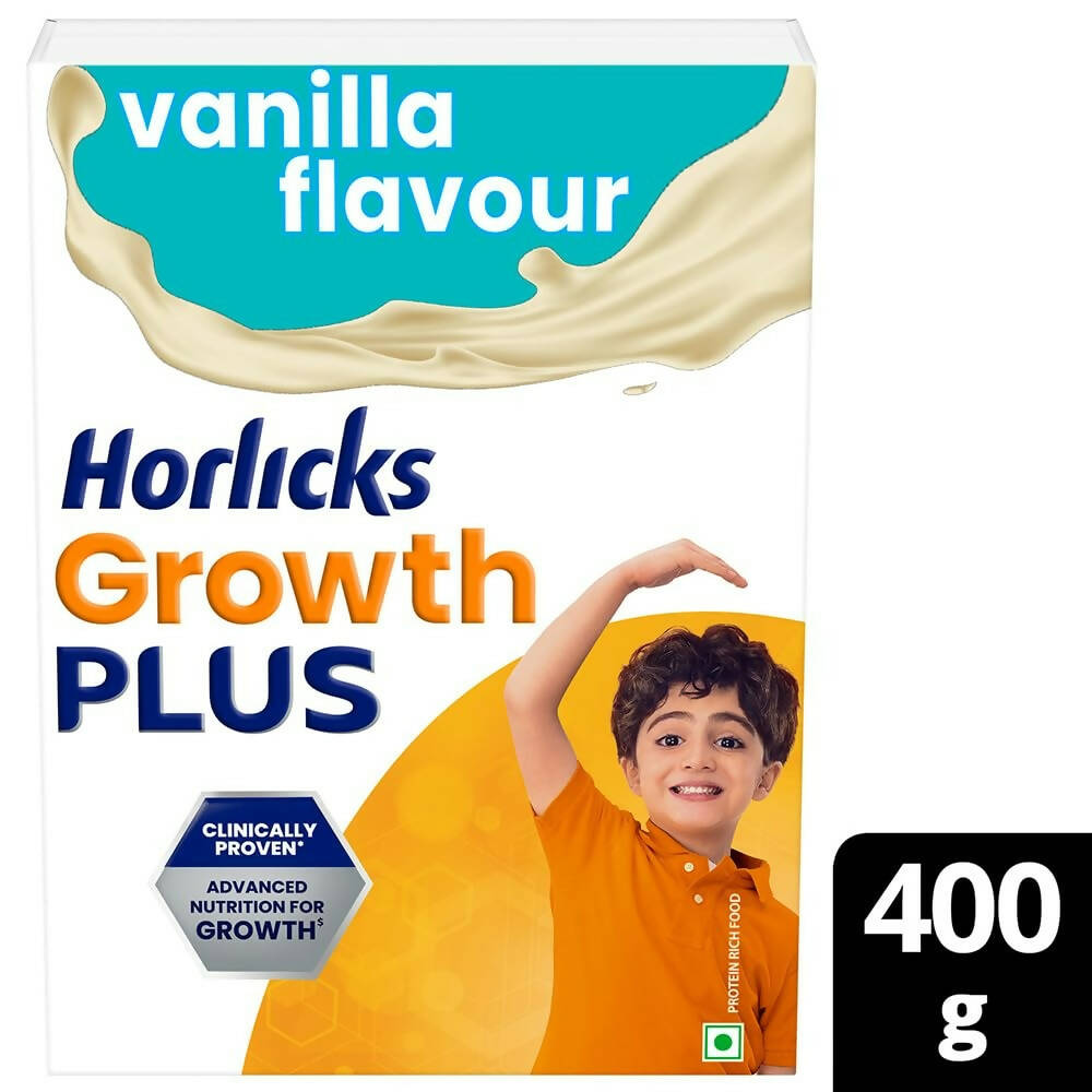 Horlicks Growth Plus Health & Nutrition Drink for Kids Faster Growth with Protein