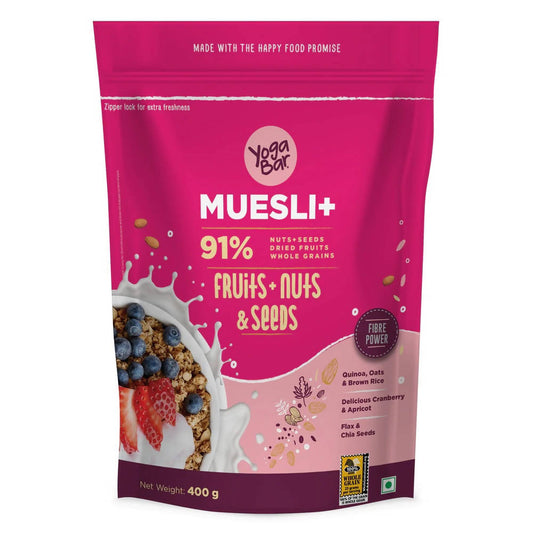 Buy Yoga Bar Fruits, Nuts + Seeds Wholegrain Muesli from DrMediCart, Ship from India to USA