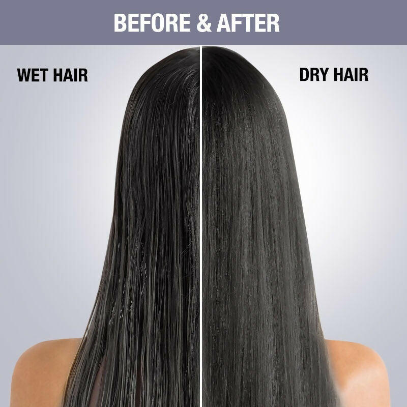 Nykaa Naturals Microfiber Hair Wrap for Frizz Free & Shiny Hair - Grey