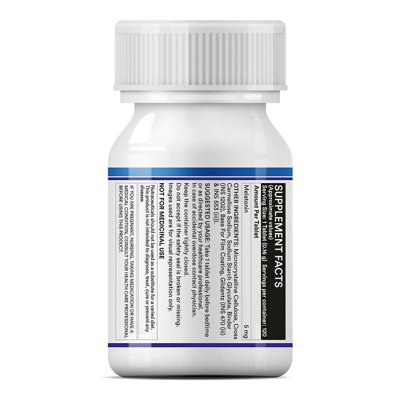 Inlife Melatonin 5mg Tablets to Promotes Sleep and Relaxation