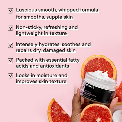 Quench Moisturizing Body Butter with Cherry Blossom Repairs Dry Damaged Skin