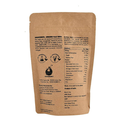 Buy Earthen Story Certified Organic Flax Seeds from DrMediCart, Ship from India to USA