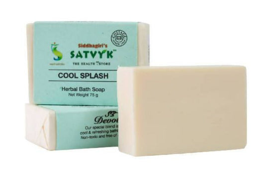 Buy Siddhagiri's Satvyk Cool Splash Herbal Bath Soap from DrMediCart, Ship from India to USA