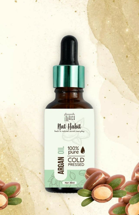 Nat Habit 100% Pure Cold Pressed Argan Oil