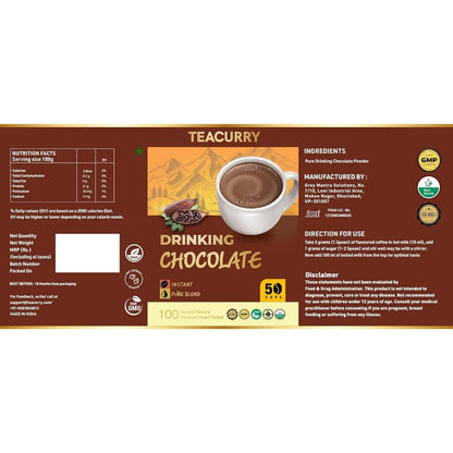 Teacurry Drinking Chocolate Powder - Drmedicart
