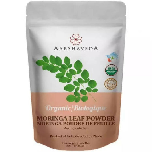 Buy Aarshaveda Organic Moringa Powder from DrMediCart, Ship from India to USA