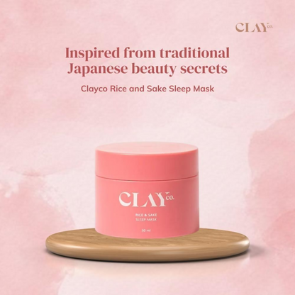 Clayco Rice & Sake Sleep mask with Vitamin C