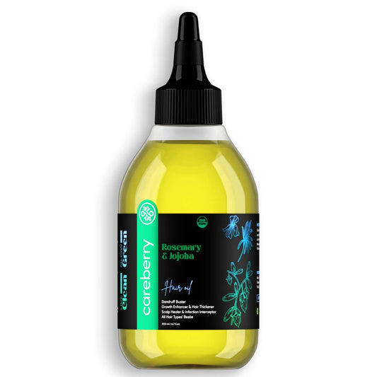 Buy Careberry Genuine Organic Rosemary & Jojoba Anti Dandruff Hair Oil from DrMediCart, Ship from India to USA