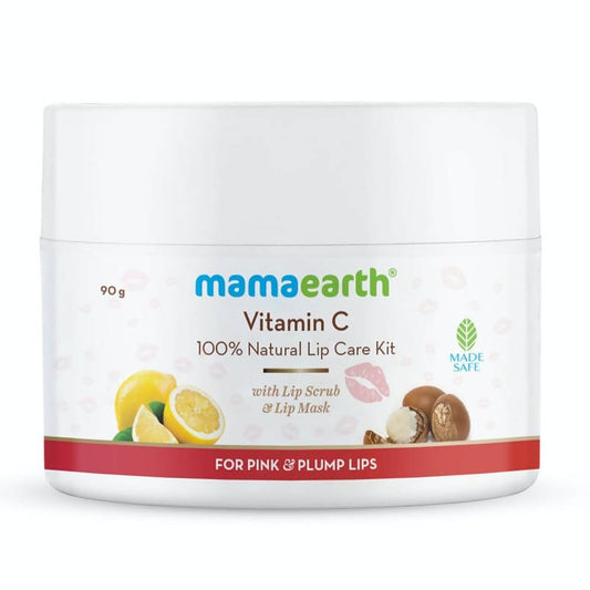 Buy Mamaearth Vitamin C Natural Lip Care Kit With Lip Scrub & Lip Mask from DrMediCart, Ship from India to USA