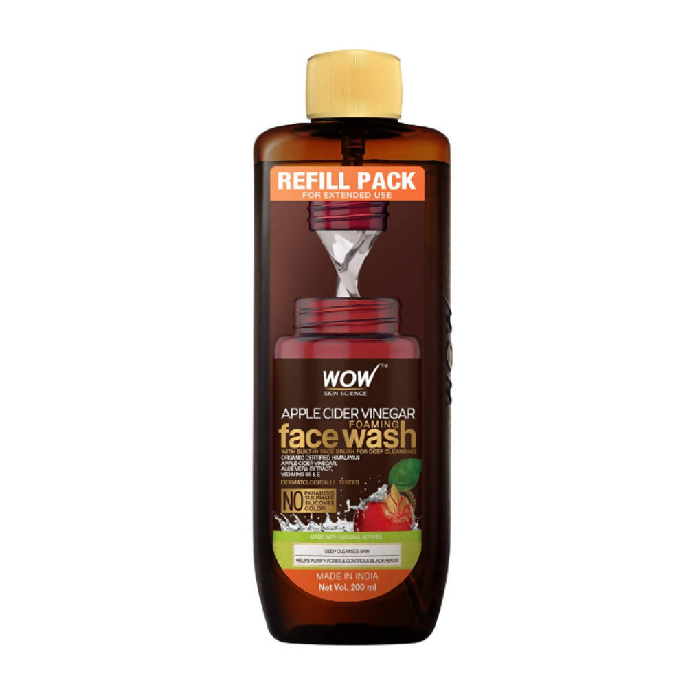Wow Skin Science Apple Cider Vinegar Foaming Face Wash Combo - Drmedicart