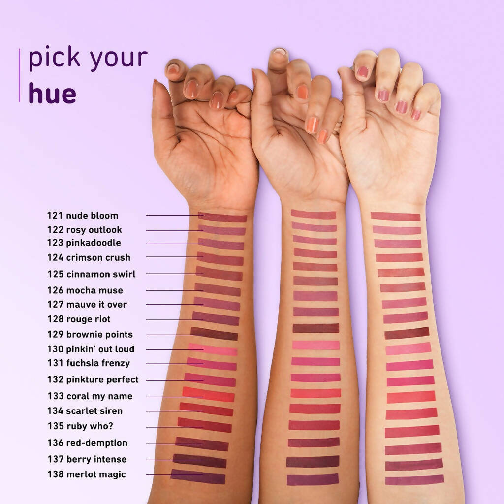 Plum Butter Crème Matte Lipstick Rouge Riot - 128 (Rouge Pink)