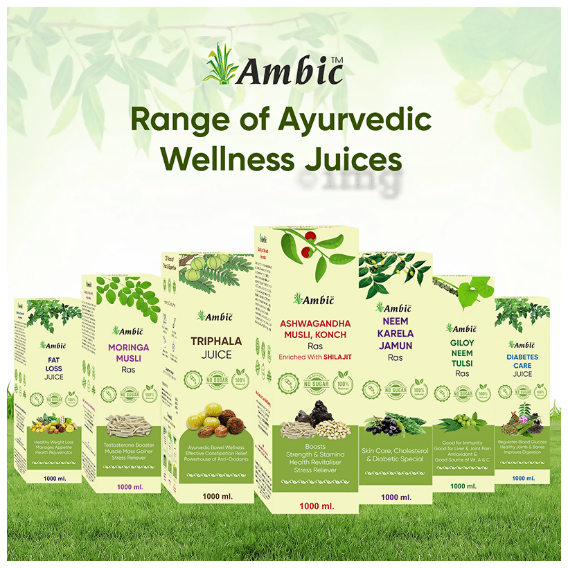 Ambic Noni Moringa Wheatgrass Ras