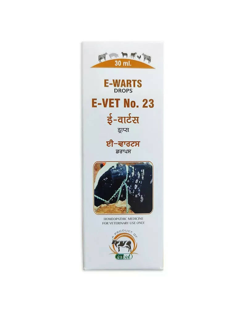Buy Excel Pharma E-Vet No. 23 Warts Drops