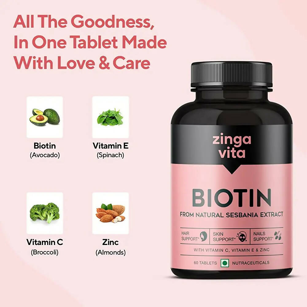 Zingavita Biotin Tablets - Drmedicart