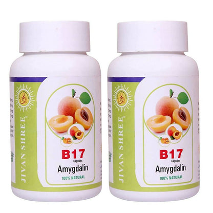 Jivan Shree Vitamin B17 500mg Amygdalin Capsules