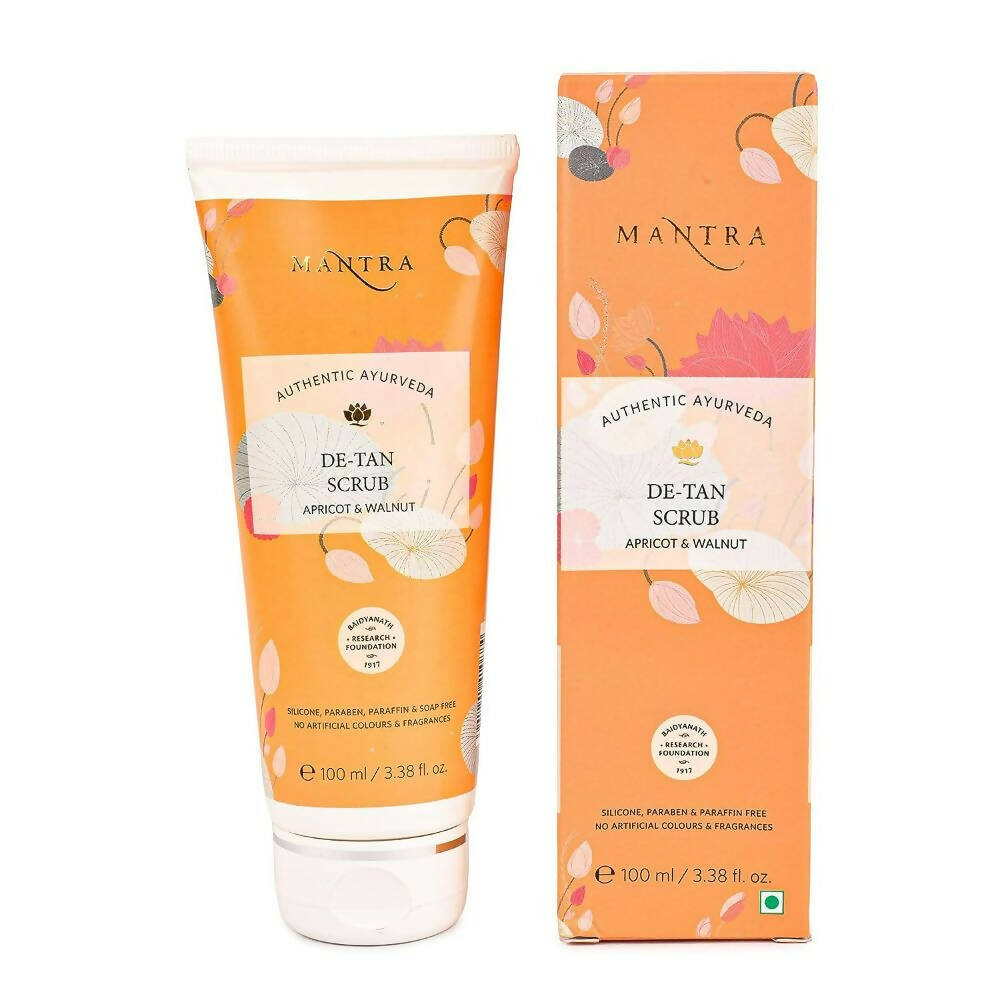 Buy Mantra Herbal De-Tan Scrub Apricot & Walnut from DrMediCart, Ship from India to USA