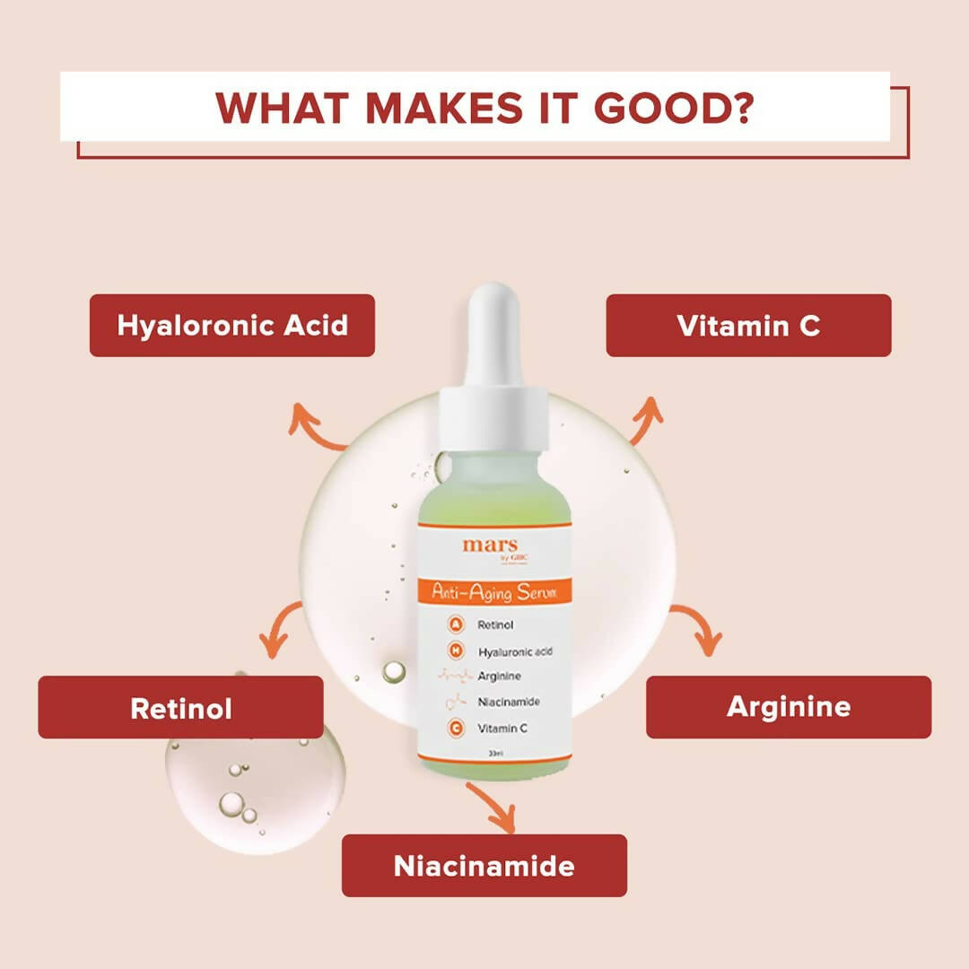 Mars By GHC 1% Retinol Anti Aging Face Serum For Beginners - DrMediCart