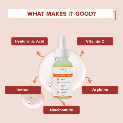 Mars By GHC 1% Retinol Anti Aging Face Serum For Beginners - DrMediCart