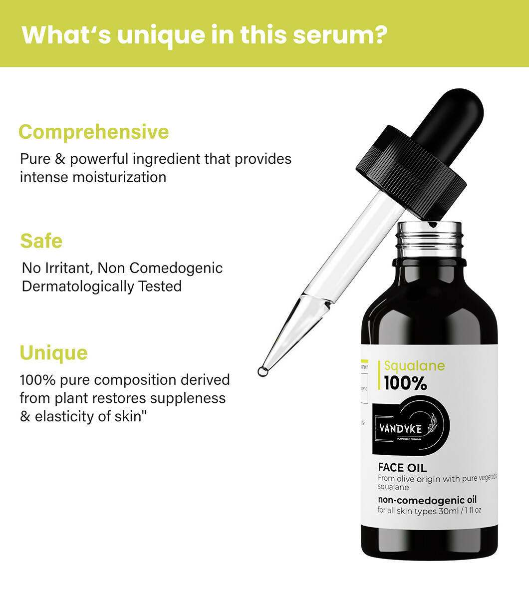 Vandyke Squalane 100% Face Oil