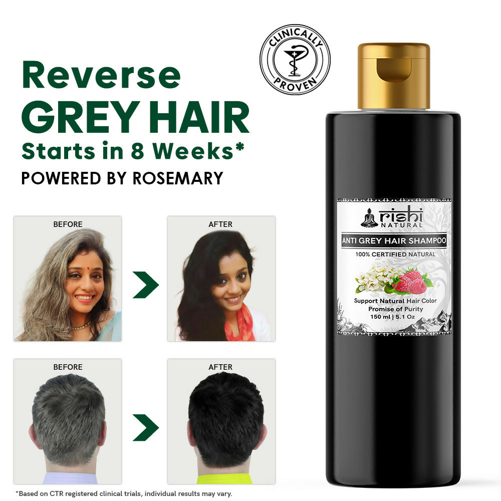 Rishi Natural Anti Grey Hair Shampoo