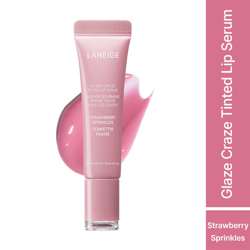 Laneige Glaze Craze Tinted Lip Serum - Strawberry Sprinkles