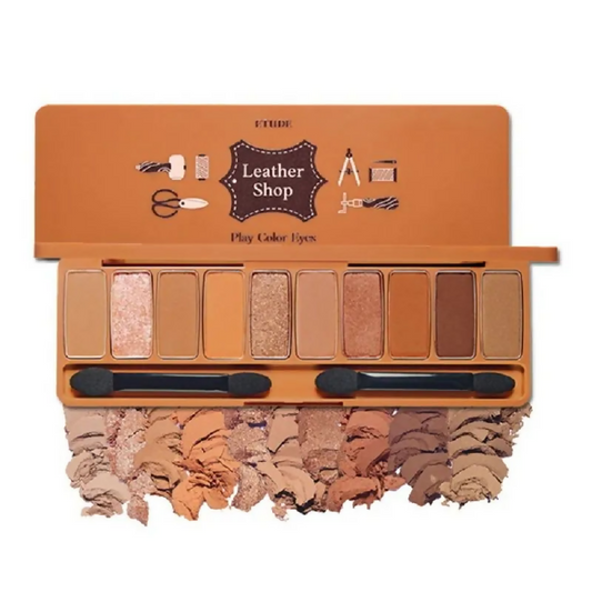 Etude House Play Color Eyes Leather Shop - 10 Color Eye Shadow Palette
