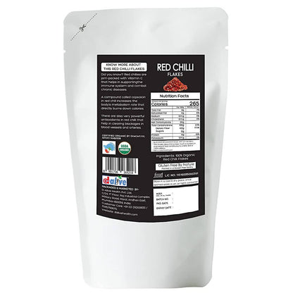 D-Alive Honestly Organic Dried Red Chilli Flakes - Drmedicart