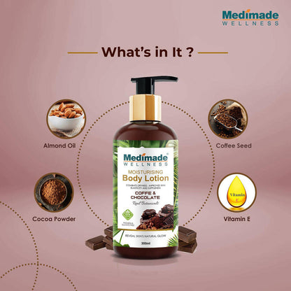 Medimade Wellness Coffee and Chocolate Moisturising Body Lotion - DrMediCart