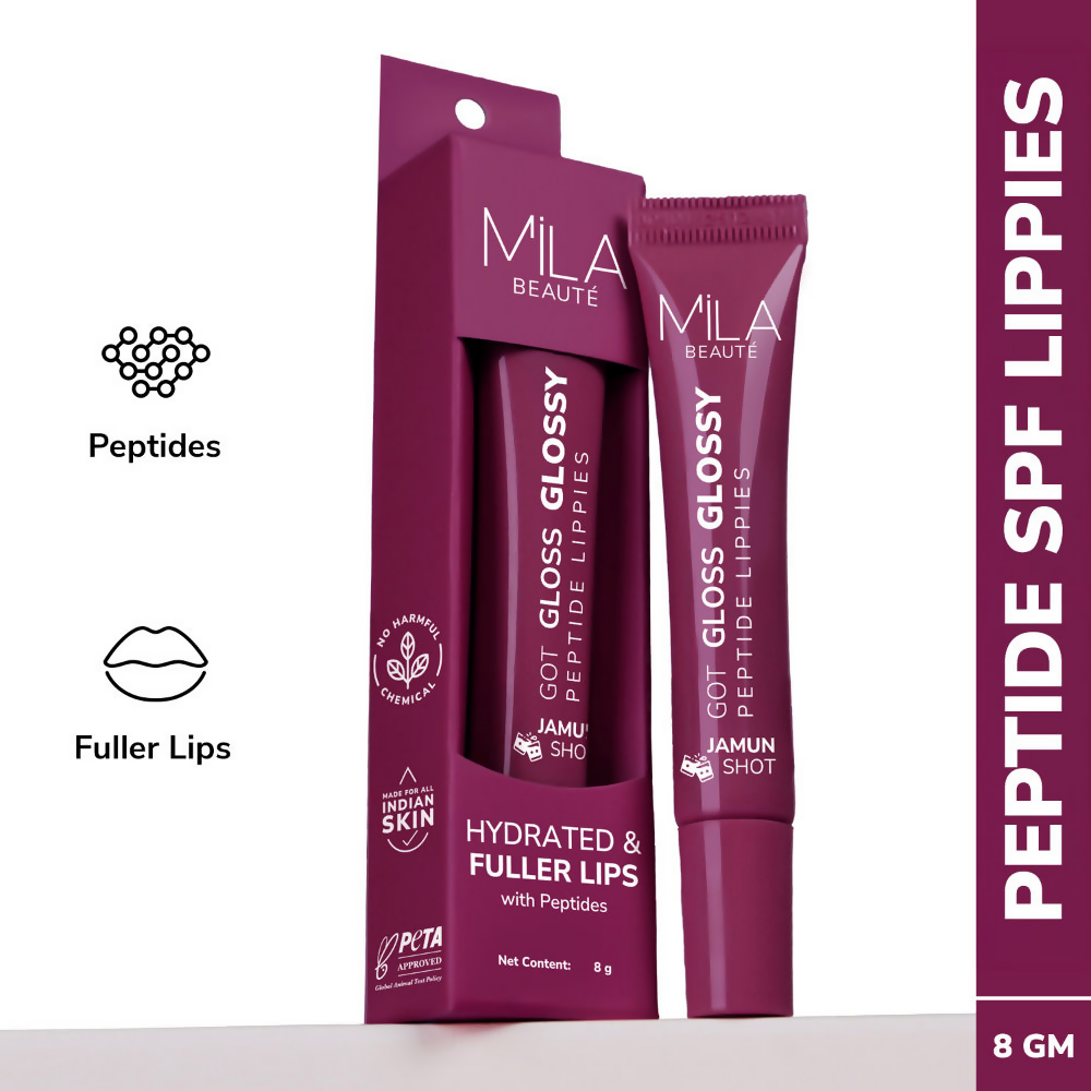 Mila Beaute Got Gloss Peptide Lippies - Jamun Shot