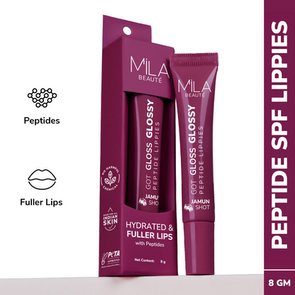 Mila Beaute Got Gloss Peptide Lippies - Jamun Shot