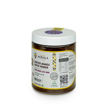 LocoKerala Highlander Cafè Noir Arabica Coffee Powder