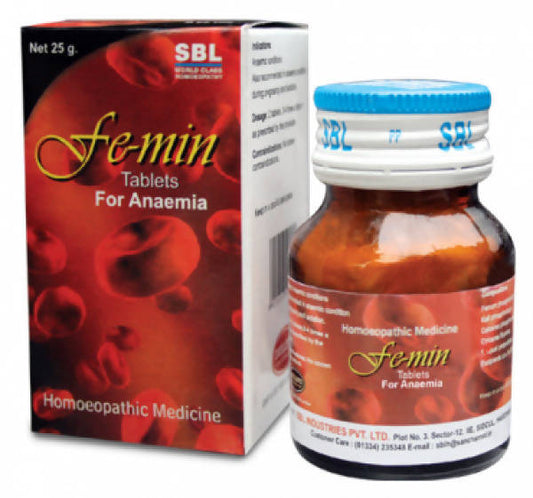 Buy SBL Homeopathy Fe-min Tablets from DrMediCart, Ship from India to USA