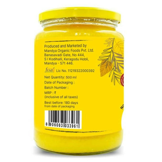 Buy Organic Mandya Premium A2 Desi Ghee | Pure, Natural & Healthy | Forest Grazed, calmness  Free Cattle | Ethically Sourced | Glass Jar from DrMediCart, Ship from India to USA