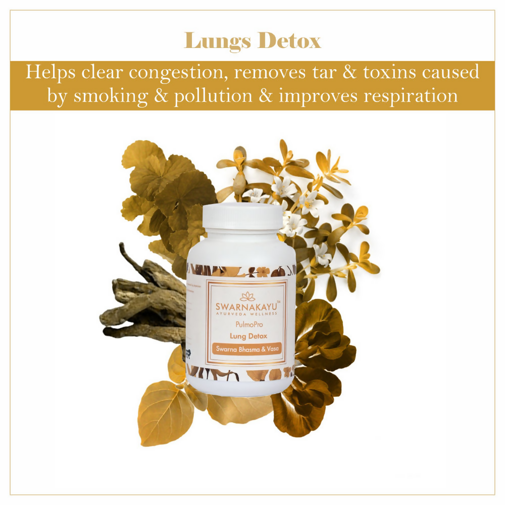 Swarnakayu Pulmo Pro Tablets – Herbal Supplement for General Wellness