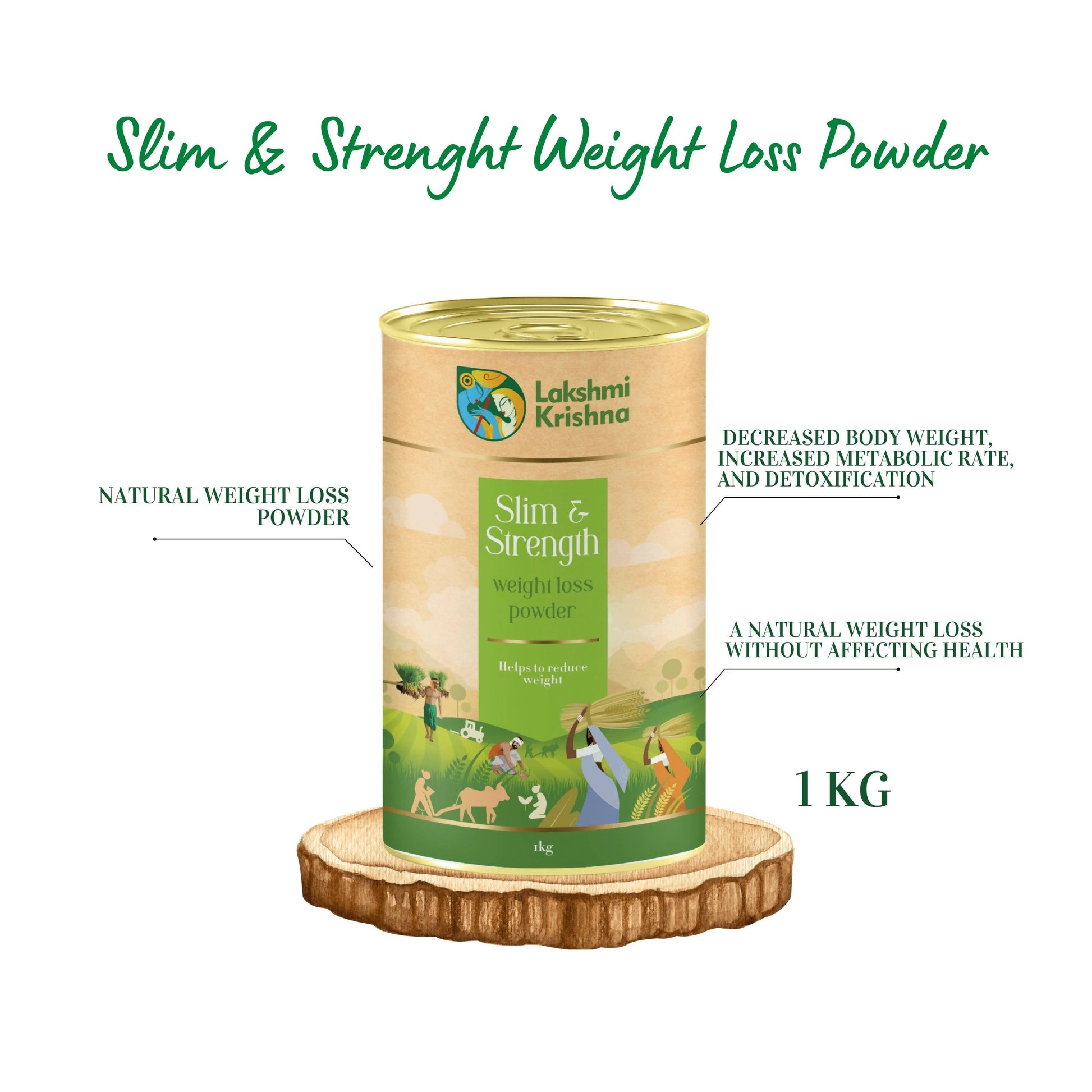 Buy Lakshmi Krishna Slim & Strength weight care  Powder from DrMediCart, Ship from India to USA