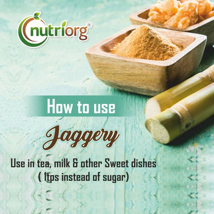 Nutriorg Certified Organic Raw Jaggery