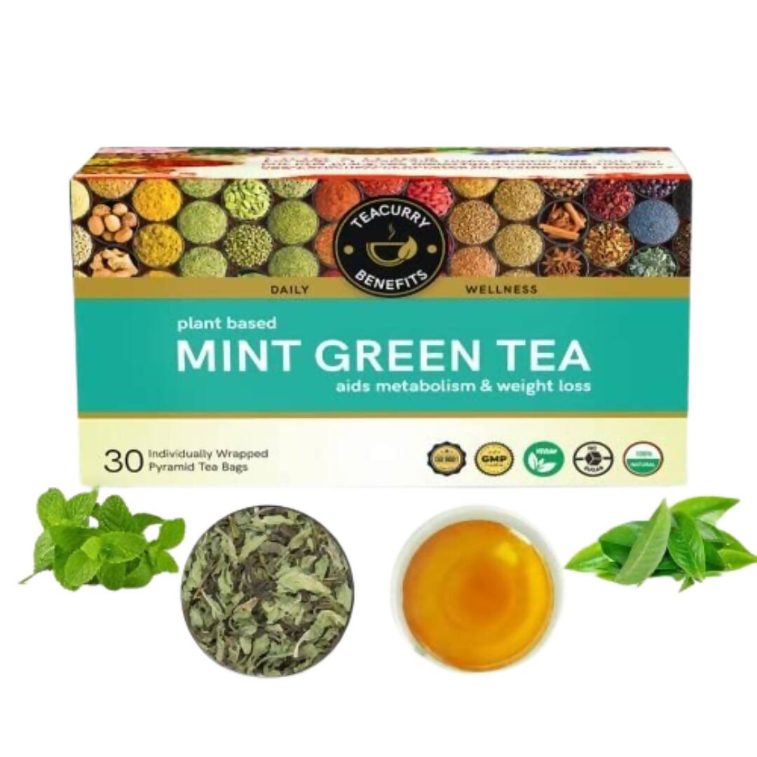 Buy Teacurry Mint Green Tea Bags from DrMediCart