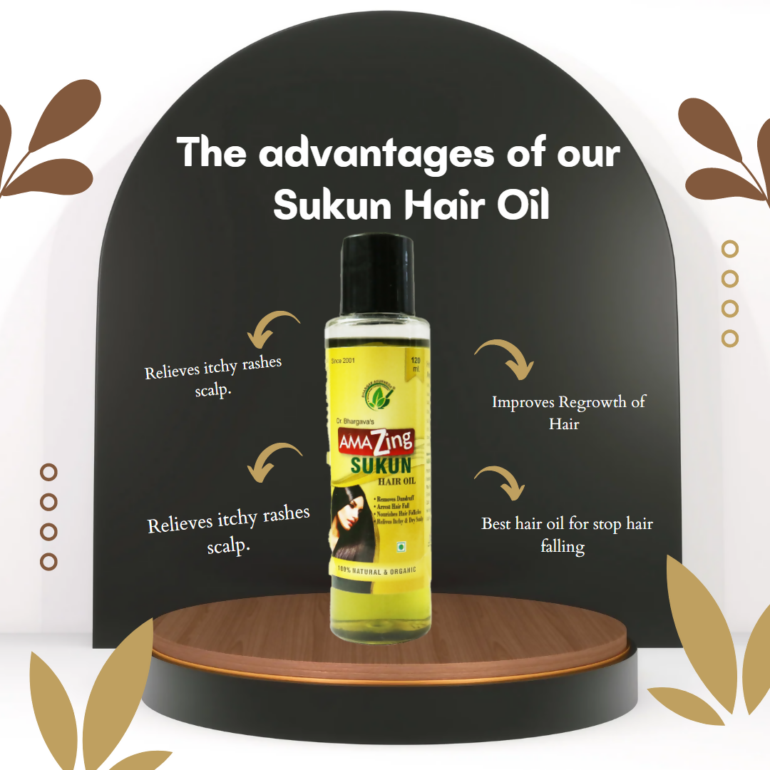 Dr.Bhargav’s Ama Zing Sukun Hair Oil