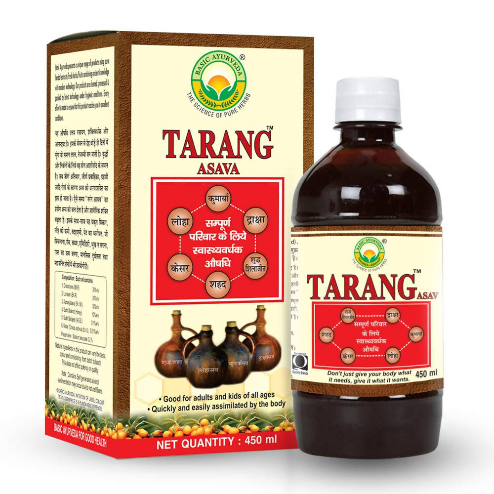 Buy Basic Ayurveda Tarang Asava from DrMediCart, Ship from India to USA