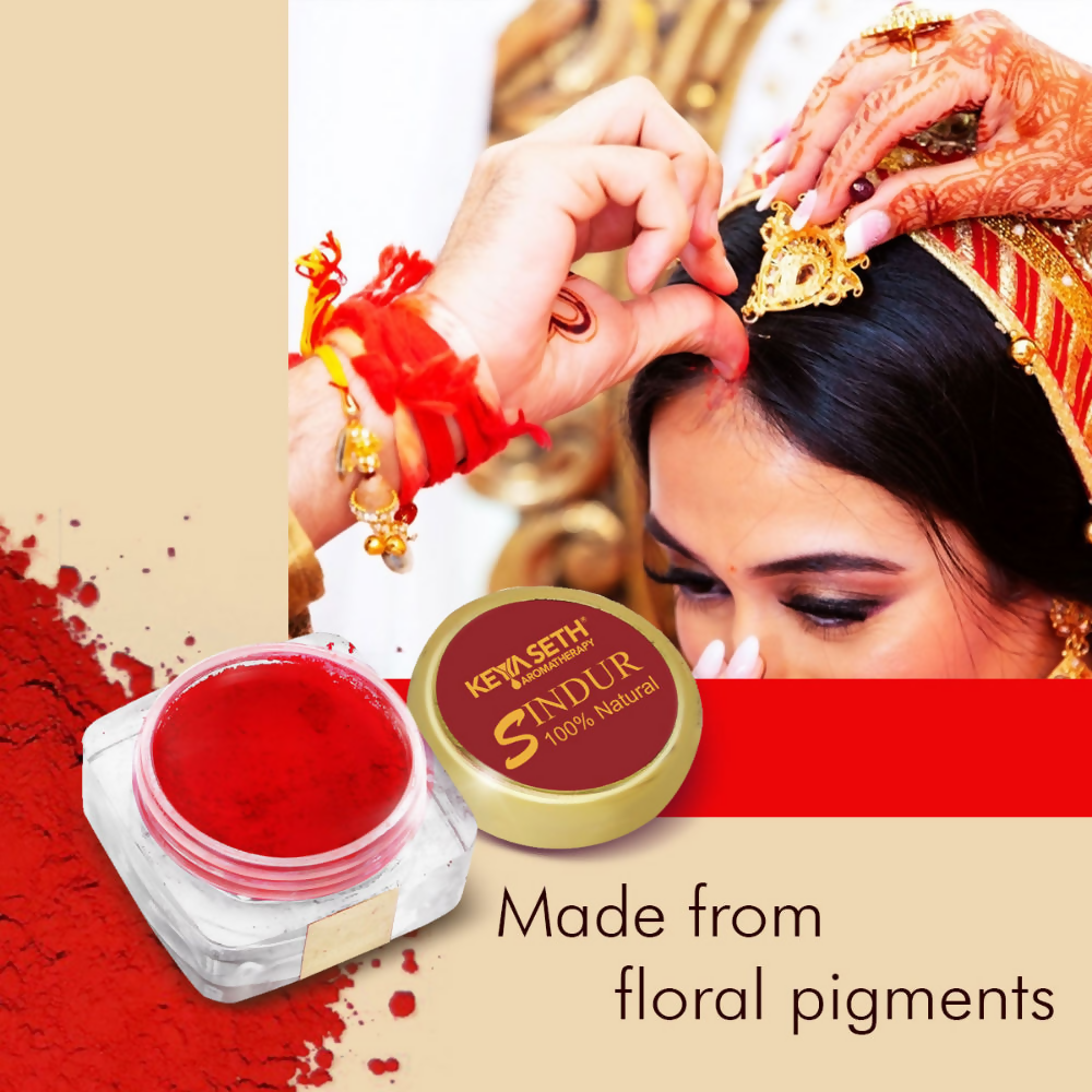 Keya Seth Aromatherapy 100% Natural Red Sindoor Powder