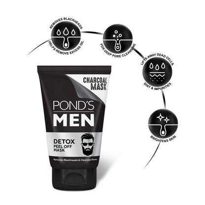 Ponds Men Charcoal Blackhead Removal cleanse  Peel Off Mask