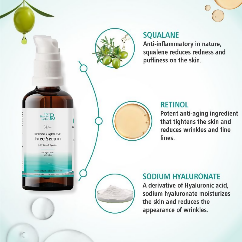 The Beauty Sailor Retinol + Squalane Face Serum