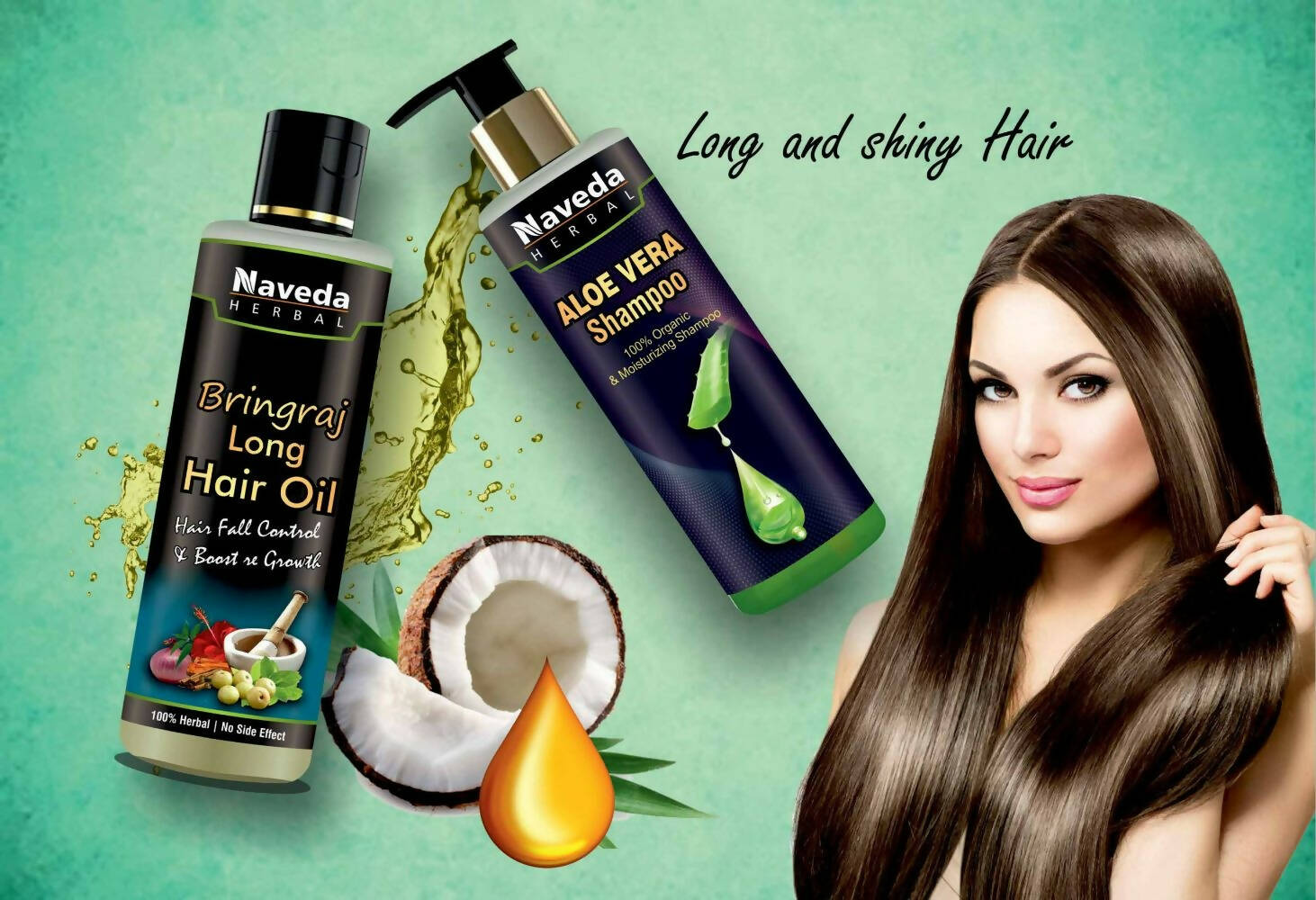 Naveda Herbal Aloe vera Shampoo