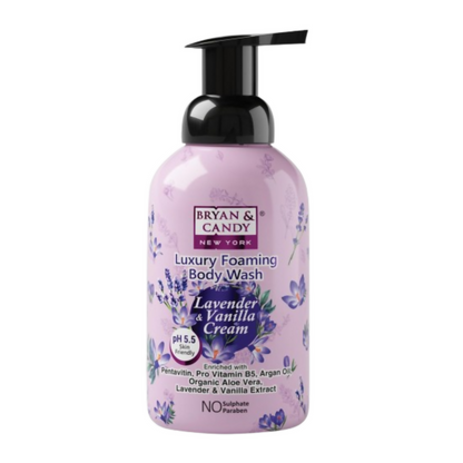 Bryan & Candy Luxury Foaming Body Wash - Lavender & Vanilla