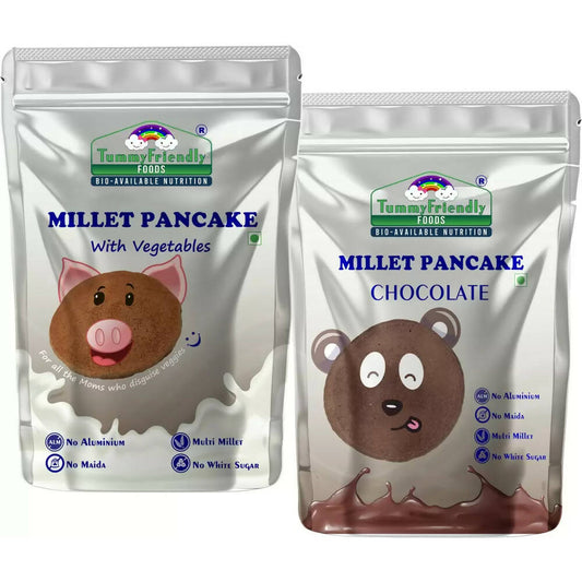 Buy TummyFriendly Foods Millet Pancake Mix - Chocolate, Veggies from DrMediCart, Ship from India to USA