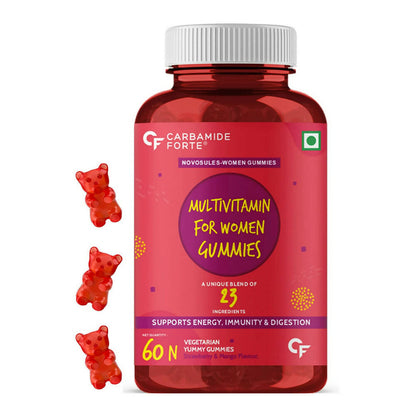 Buy Carbamide Forte Multivitamin Gummies for Women for Hair, Skin & Nails from DrMediCart, Ship from India to USA