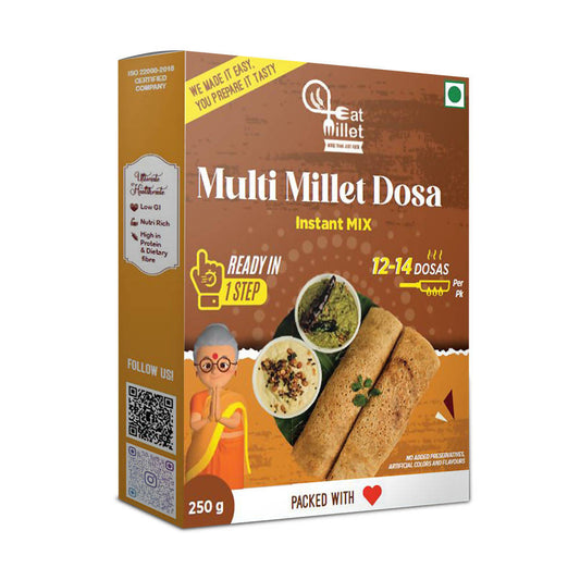 Buy Eat Millet Multi Millet Dosa Instant Mix from DrMediCart, Ship from India to USA